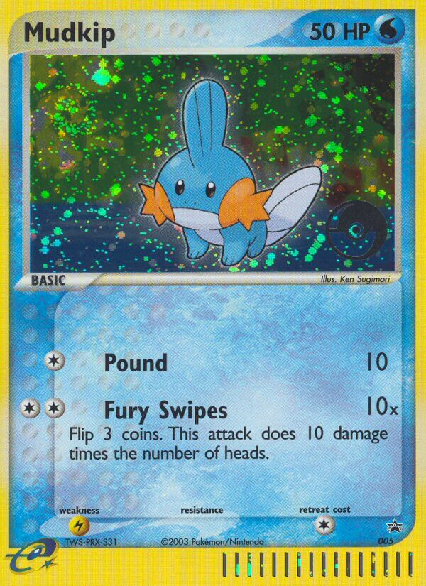 Mudkip (005) [Nintendo: Black Star Promos] | Jomio and Rueliete's Cards and Comics