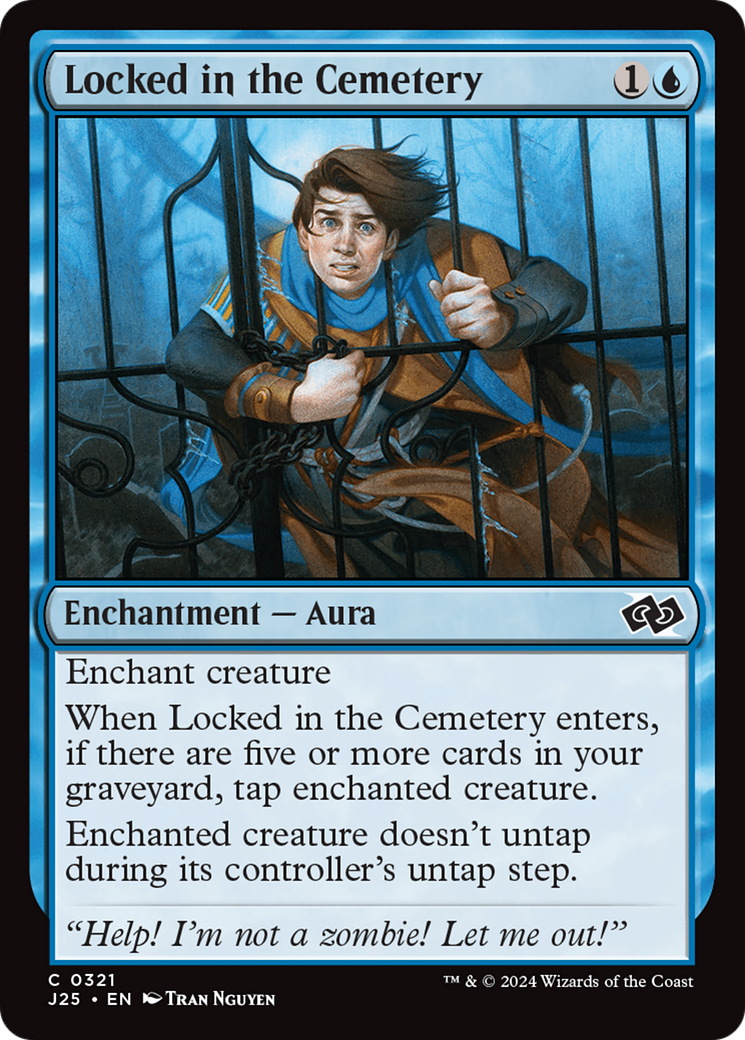 Locked in the Cemetery [Foundations Jumpstart] | Jomio and Rueliete's Cards and Comics