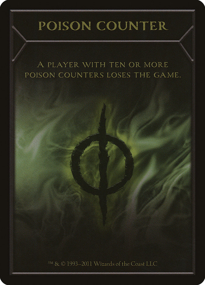 Poison Counter [New Phyrexia Tokens] | Jomio and Rueliete's Cards and Comics