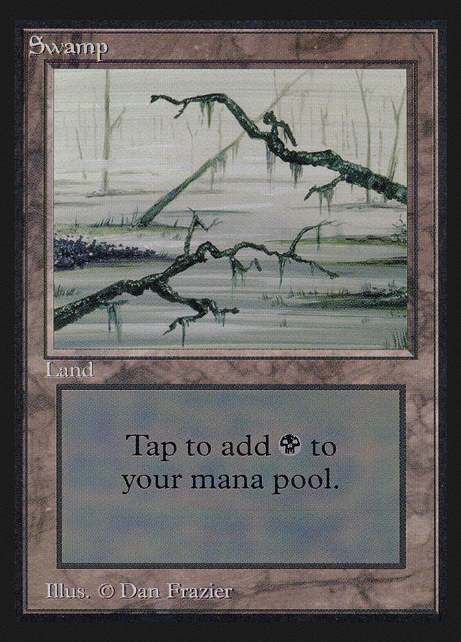 Swamp (Branches on Left and Right of Frame) [International Collectors' Edition] | Jomio and Rueliete's Cards and Comics