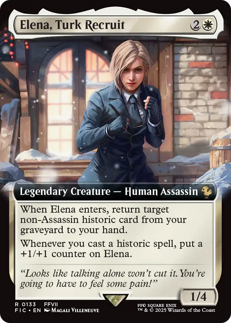Elena, Turk Recruit (Extended Art) [FINAL FANTASY Commander] | Jomio and Rueliete's Cards and Comics