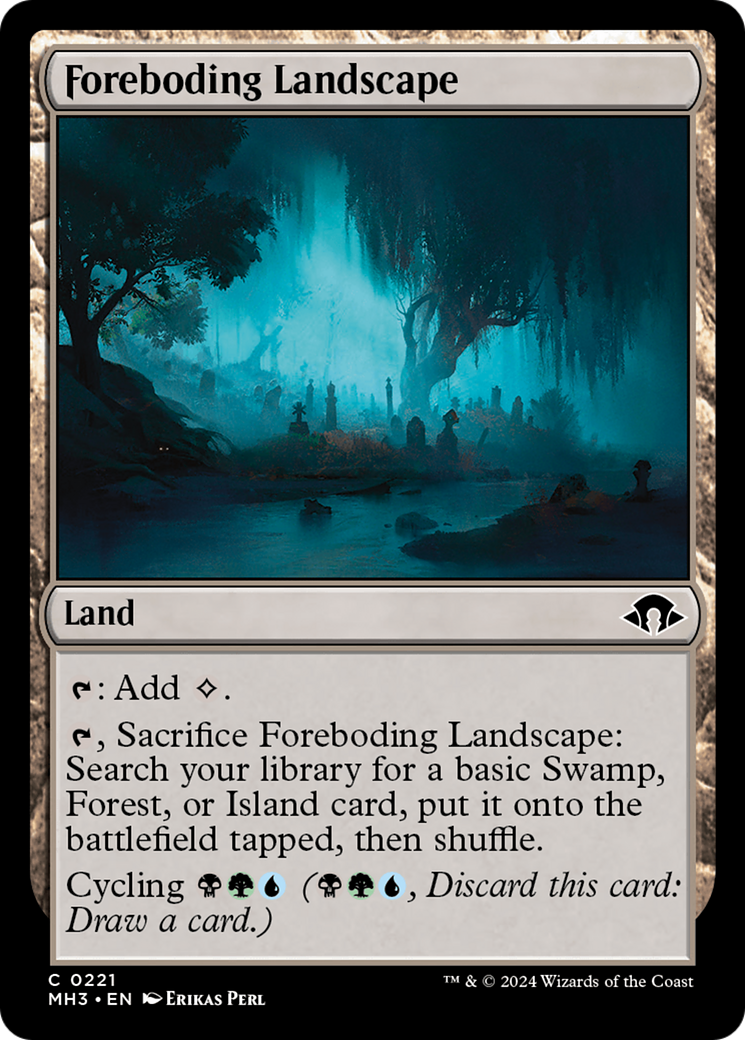Foreboding Landscape [Modern Horizons 3] | Jomio and Rueliete's Cards and Comics