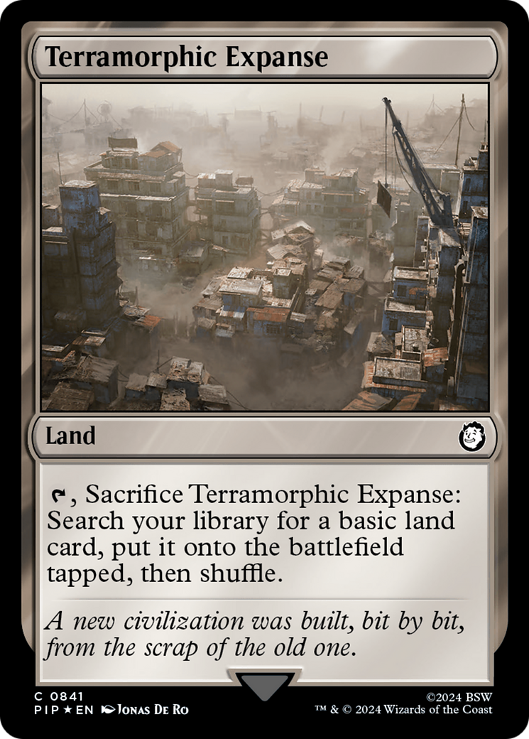 Terramorphic Expanse (Surge Foil) [Fallout] | Jomio and Rueliete's Cards and Comics