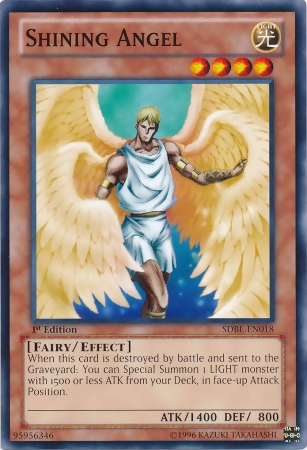 Shining Angel [SDBE-EN018] Common | Jomio and Rueliete's Cards and Comics