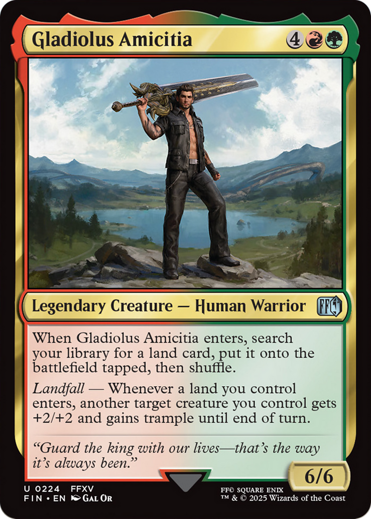 Gladiolus Amicitia [FINAL FANTASY] | Jomio and Rueliete's Cards and Comics