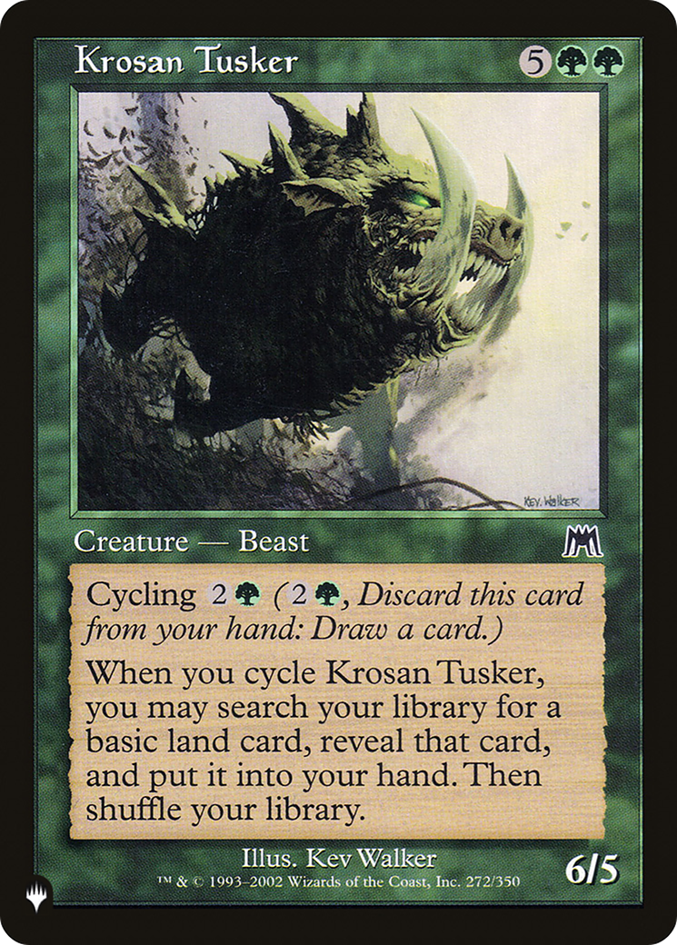 Krosan Tusker (ONS) [The List] | Jomio and Rueliete's Cards and Comics