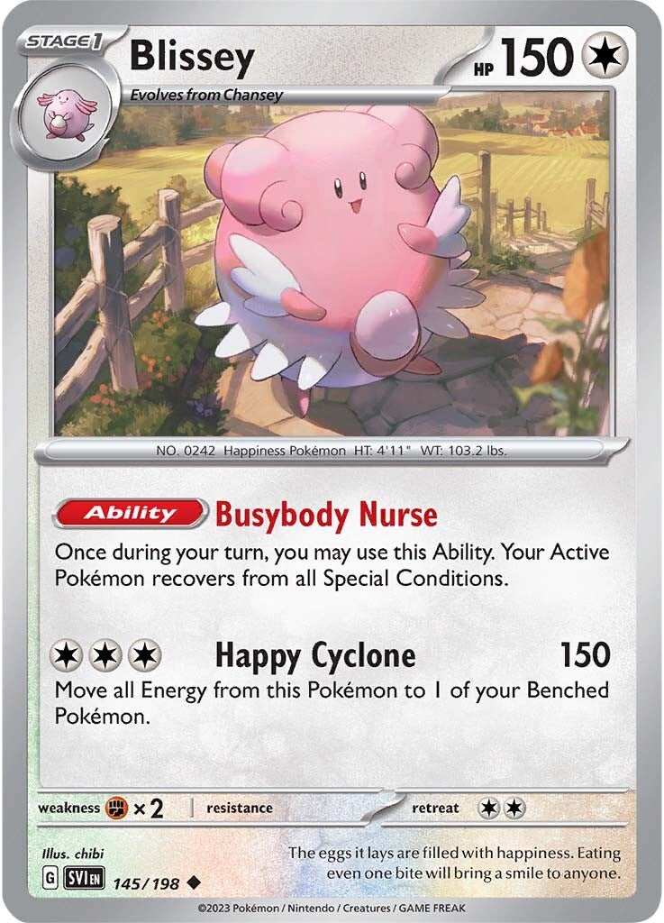 Blissey (145/198) [Scarlet & Violet: Base Set] | Jomio and Rueliete's Cards and Comics