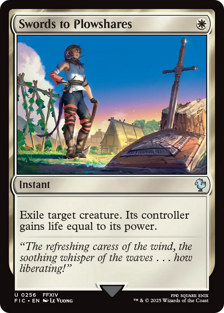 Swords to Plowshares [FINAL FANTASY Commander] | Jomio and Rueliete's Cards and Comics