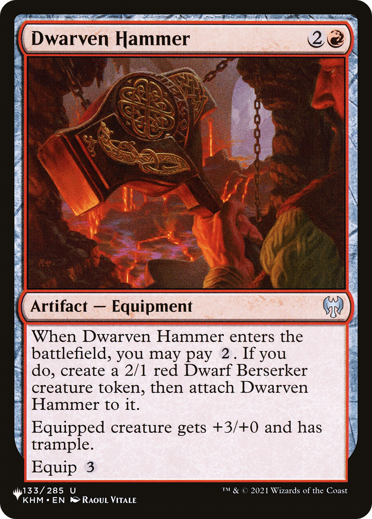 Dwarven Hammer [The List] | Jomio and Rueliete's Cards and Comics