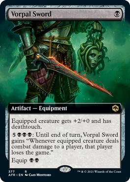 Vorpal Sword (Extended Art) [Dungeons & Dragons: Adventures in the Forgotten Realms] | Jomio and Rueliete's Cards and Comics
