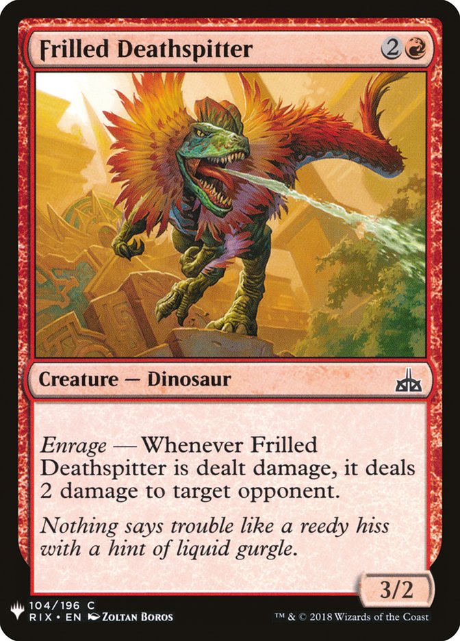 Frilled Deathspitter [Mystery Booster] | Jomio and Rueliete's Cards and Comics