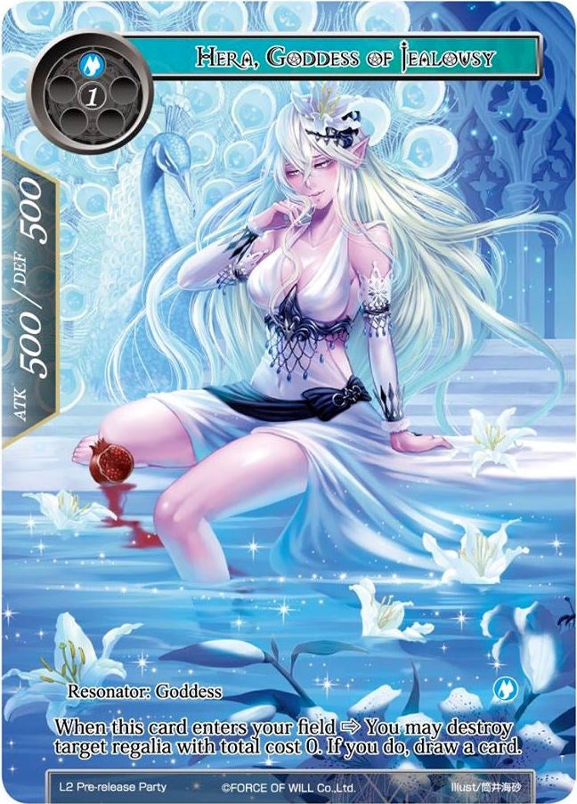Hera, Goddess of Jealousy (L2 Pre-release Party) [Promo Cards] | Jomio and Rueliete's Cards and Comics