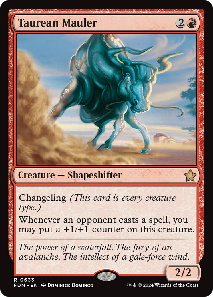 Taurean Mauler [Foundations] | Jomio and Rueliete's Cards and Comics