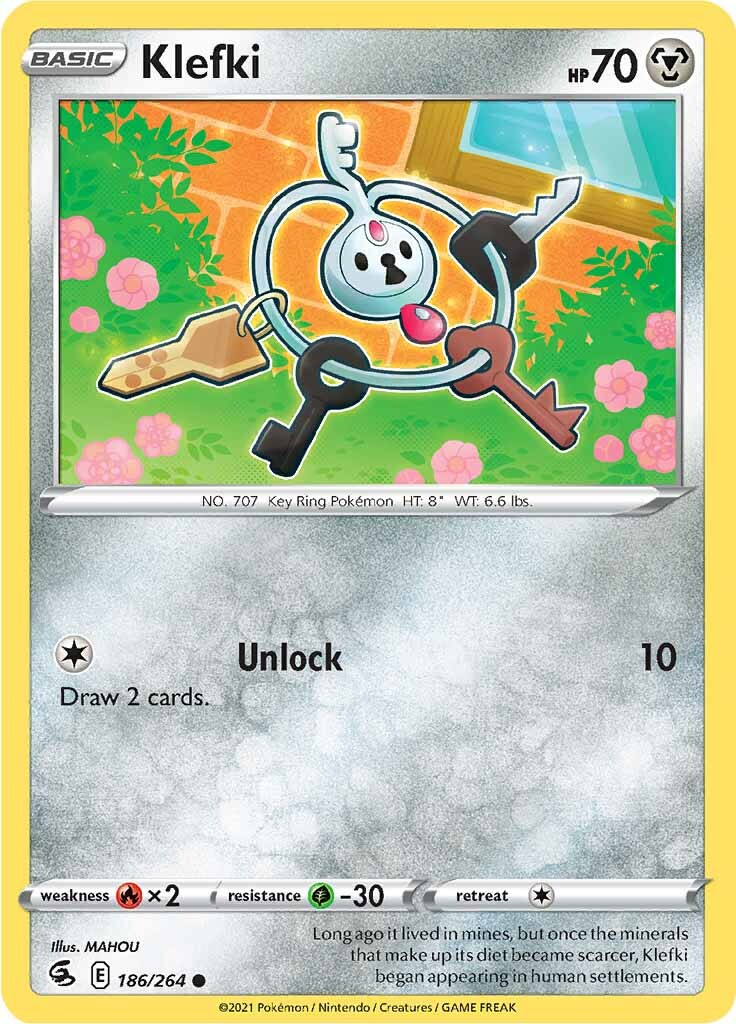 Klefki (186/264) [Sword & Shield: Fusion Strike] | Jomio and Rueliete's Cards and Comics