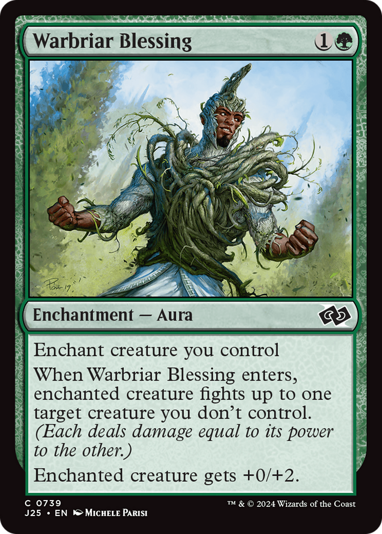 Warbriar Blessing [Foundations Jumpstart] | Jomio and Rueliete's Cards and Comics