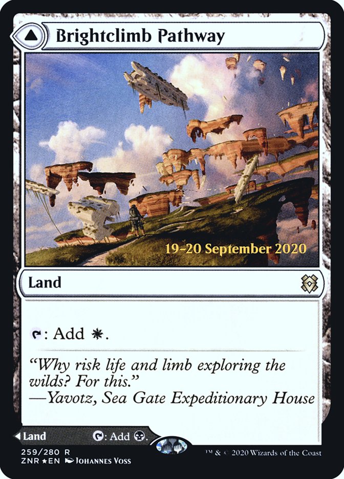 Brightclimb Pathway // Grimclimb Pathway [Zendikar Rising Prerelease Promos] | Jomio and Rueliete's Cards and Comics
