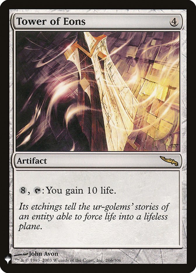 Tower of Eons [The List] | Jomio and Rueliete's Cards and Comics