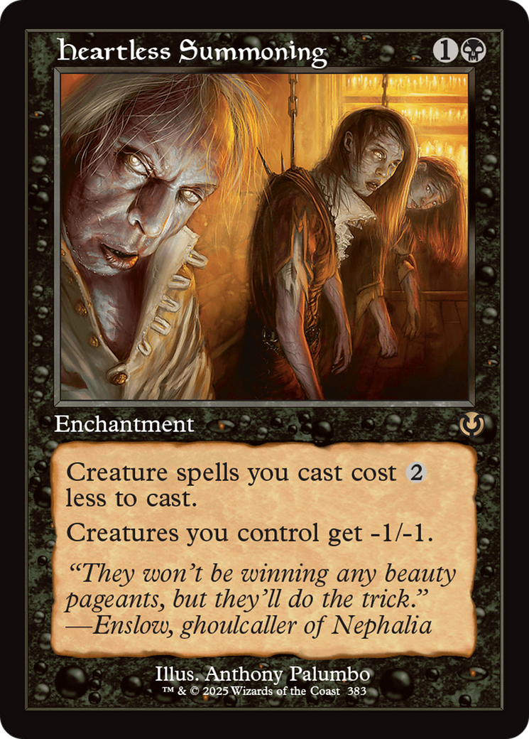 Heartless Summoning (Retro Frame) [Innistrad Remastered] | Jomio and Rueliete's Cards and Comics