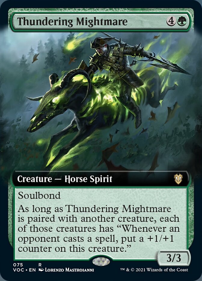 Thundering Mightmare (Extended Art) [Innistrad: Crimson Vow Commander] | Jomio and Rueliete's Cards and Comics