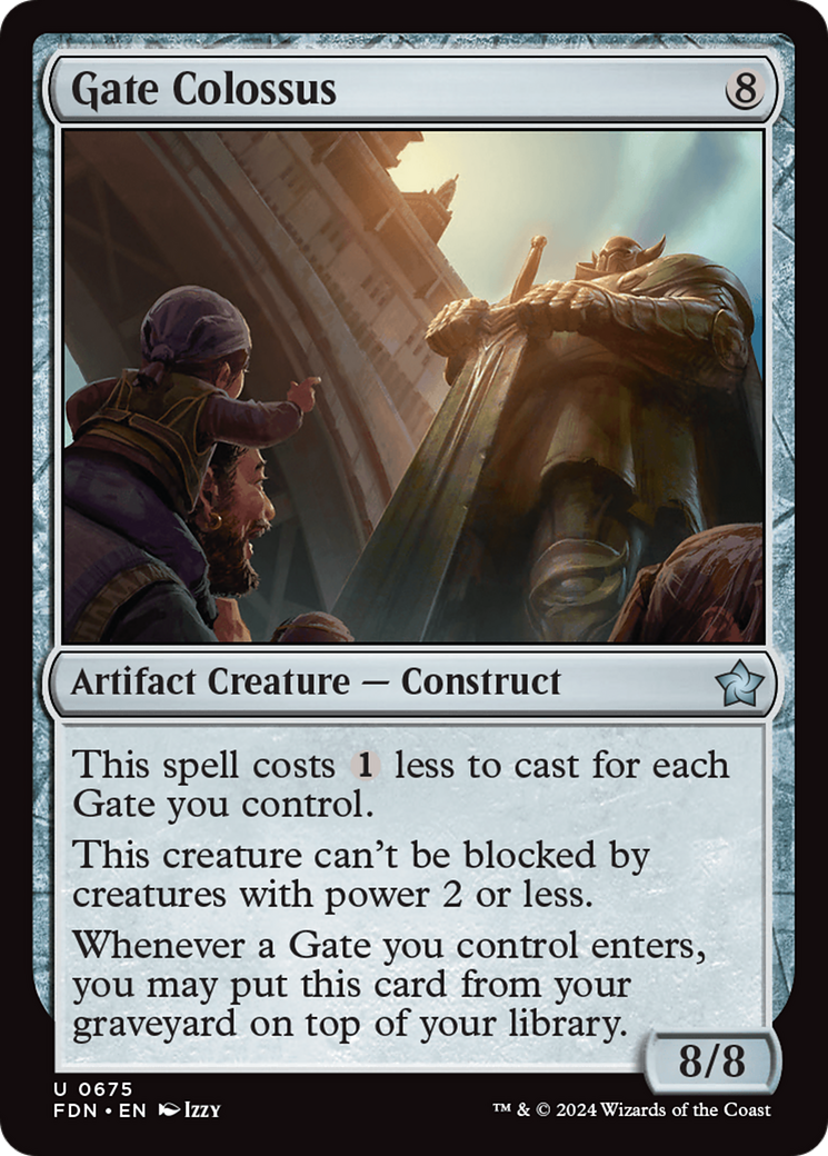 Gate Colossus [Foundations] | Jomio and Rueliete's Cards and Comics