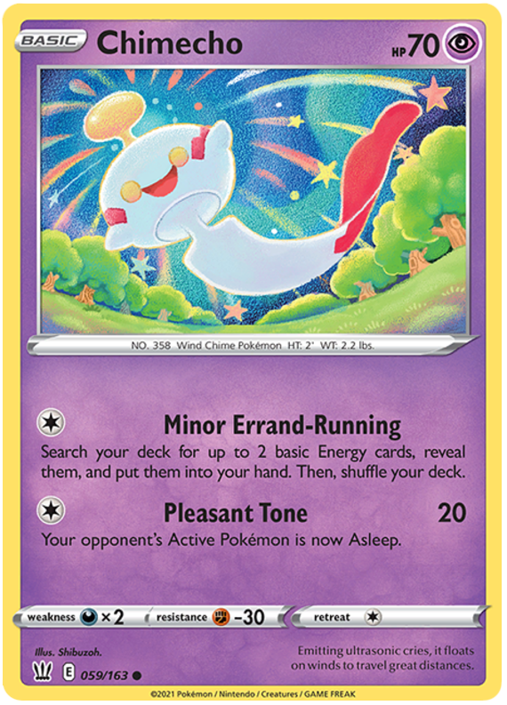Chimecho (059/163) [Sword & Shield: Battle Styles] | Jomio and Rueliete's Cards and Comics