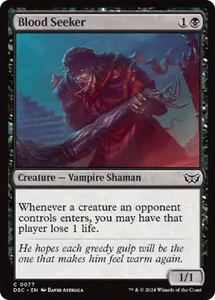 Blood Seeker [Duskmourn: House of Horror Commander] | Jomio and Rueliete's Cards and Comics