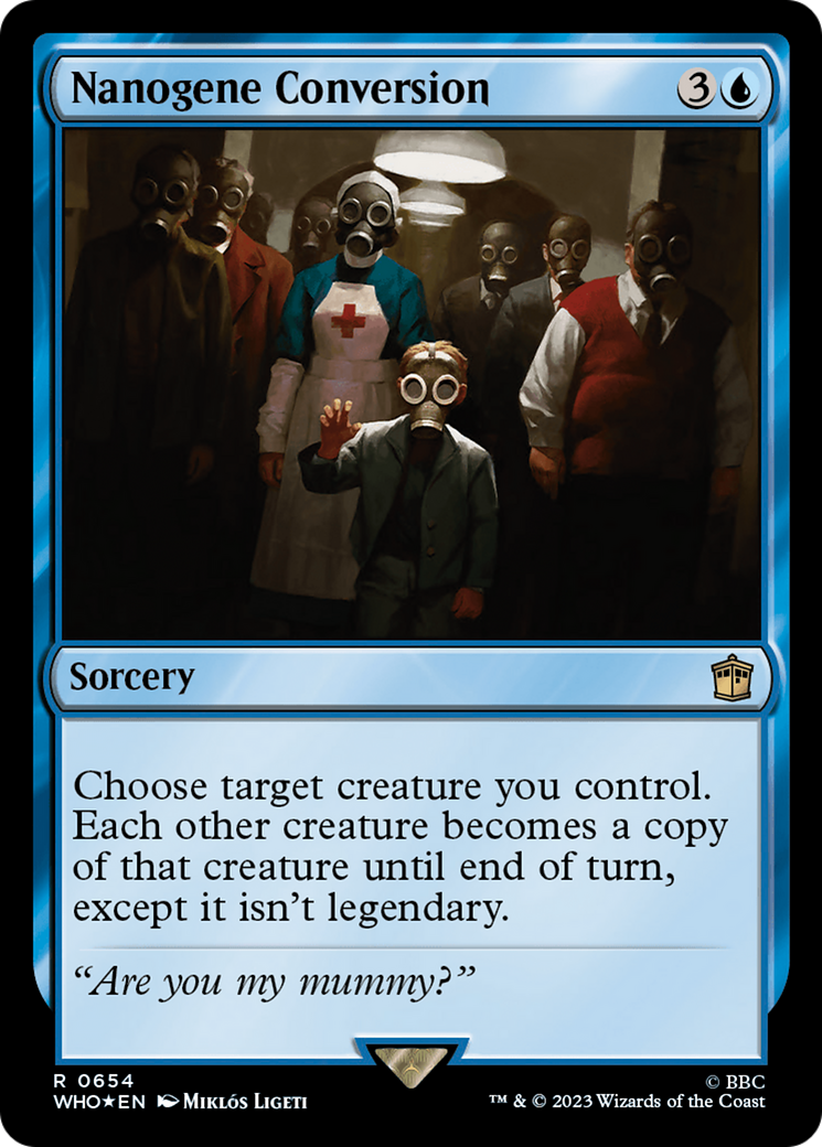 Nanogene Conversion (Surge Foil) [Doctor Who] | Jomio and Rueliete's Cards and Comics