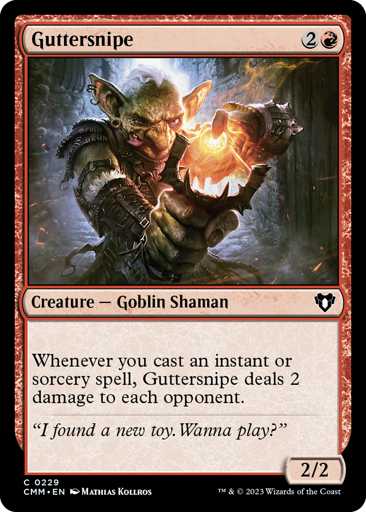 Guttersnipe [Commander Masters] | Jomio and Rueliete's Cards and Comics
