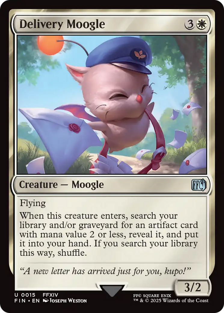 Delivery Moogle [FINAL FANTASY] | Jomio and Rueliete's Cards and Comics