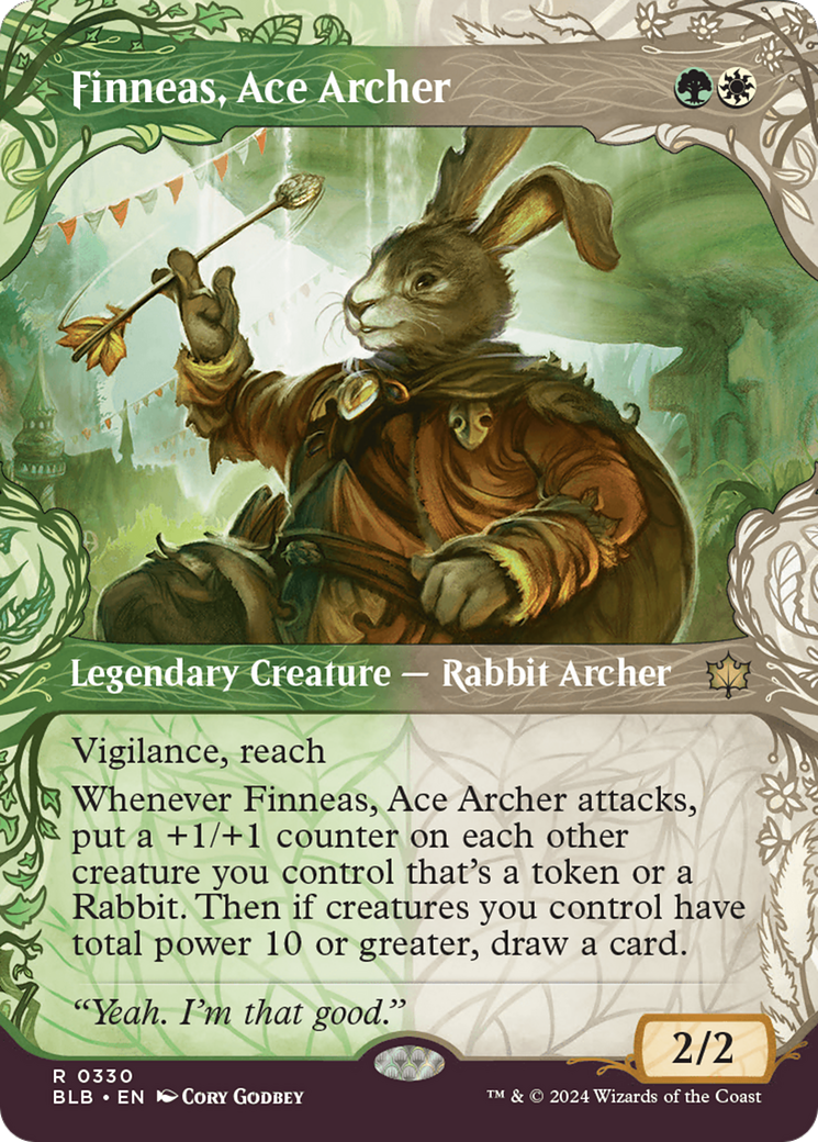 Finneas, Ace Archer (Showcase) [Bloomburrow] | Jomio and Rueliete's Cards and Comics