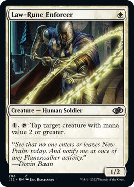 Law-Rune Enforcer [Jumpstart 2022] | Jomio and Rueliete's Cards and Comics