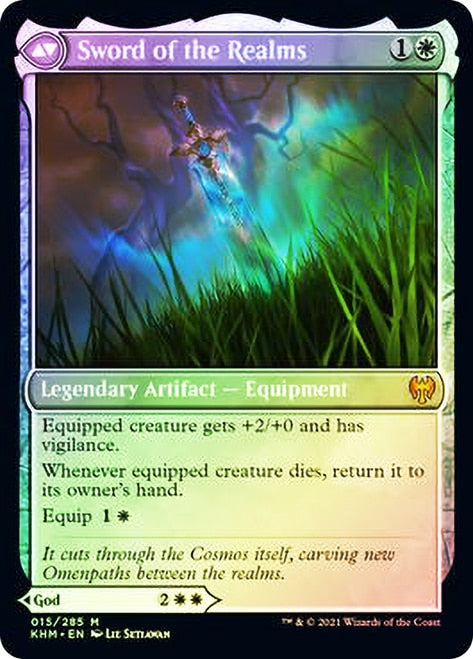 Halvar, God of Battle // Sword of the Realms [Kaldheim Prerelease Promos] | Jomio and Rueliete's Cards and Comics