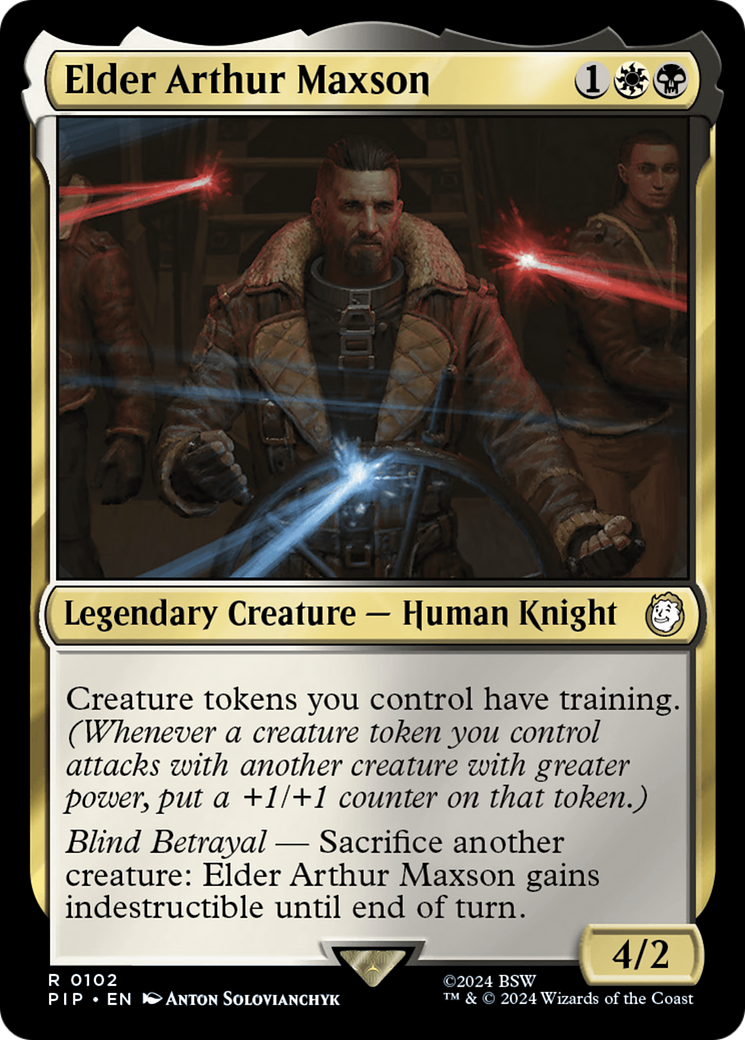 Elder Arthur Maxson [Fallout] | Jomio and Rueliete's Cards and Comics