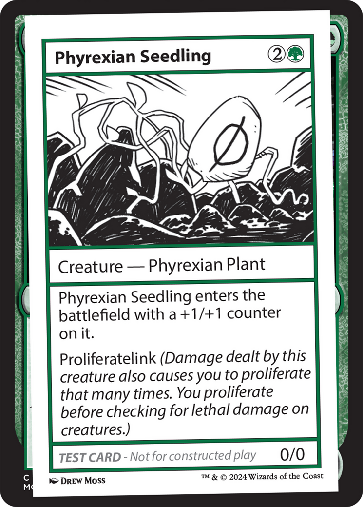 Phyrexian Seedling [Mystery Booster 2 Playtest Cards] | Jomio and Rueliete's Cards and Comics