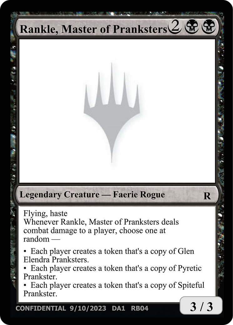 Rankle, Master of Pranksters [Unknown Event] | Jomio and Rueliete's Cards and Comics