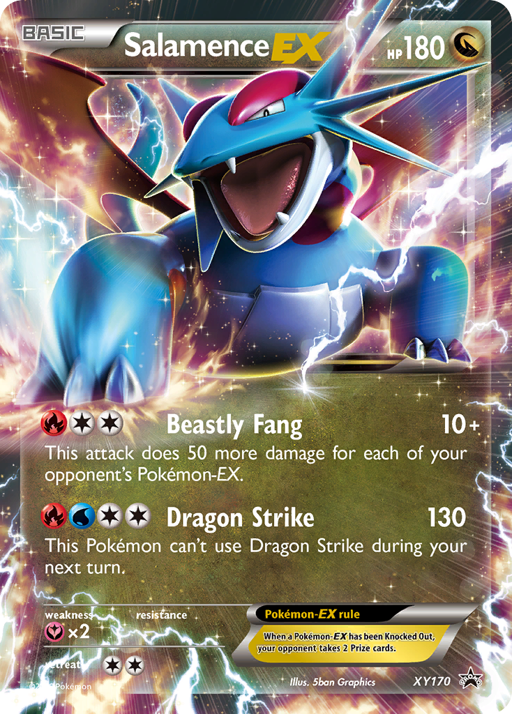 Salamence EX (XY170) [XY: Black Star Promos] | Jomio and Rueliete's Cards and Comics