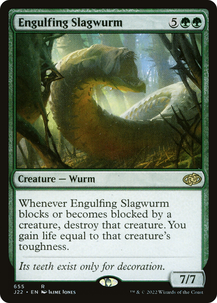 Engulfing Slagwurm [Jumpstart 2022] | Jomio and Rueliete's Cards and Comics