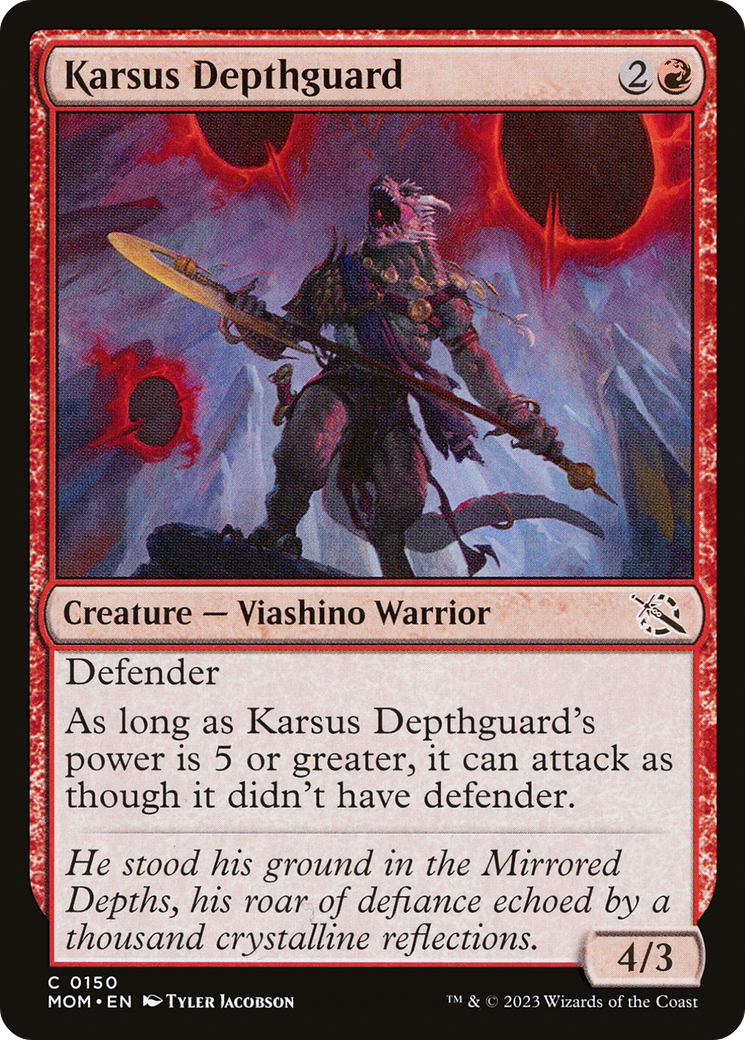 Karsus Depthguard [March of the Machine] | Jomio and Rueliete's Cards and Comics