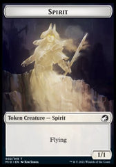 Spirit // Bat Double-Sided Token [Innistrad: Midnight Hunt Tokens] | Jomio and Rueliete's Cards and Comics