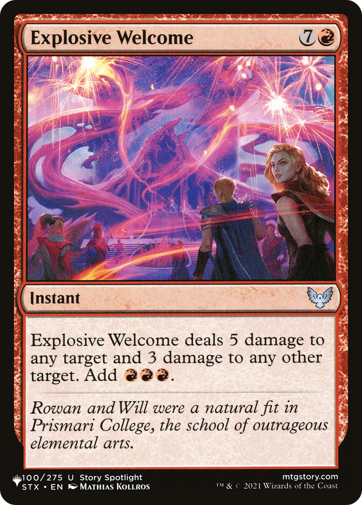 Explosive Welcome [The List] | Jomio and Rueliete's Cards and Comics