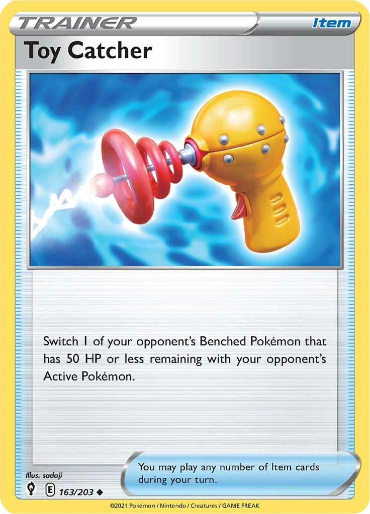 Toy Catcher (163/203) [Sword & Shield: Evolving Skies] | Jomio and Rueliete's Cards and Comics