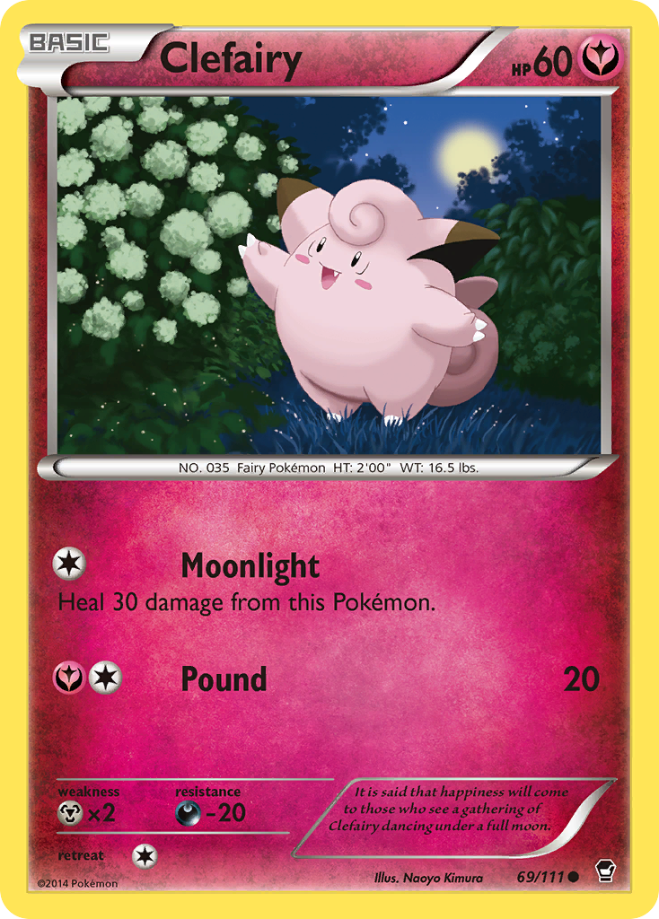 Clefairy (69/111) [XY: Furious Fists] | Jomio and Rueliete's Cards and Comics