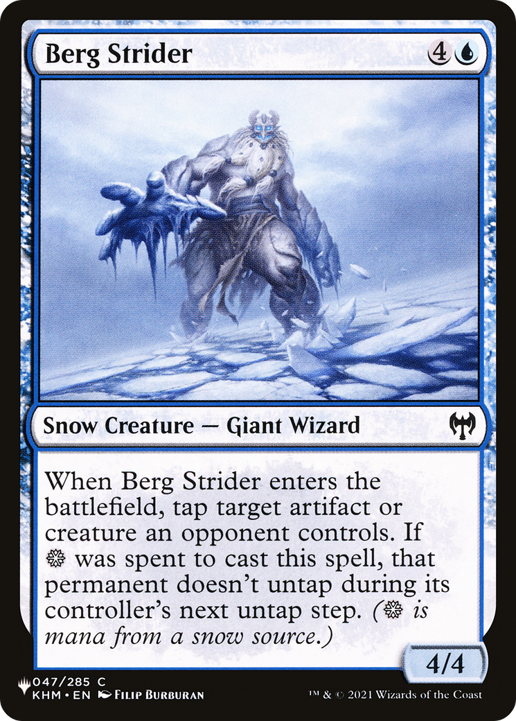 Berg Strider [The List] | Jomio and Rueliete's Cards and Comics