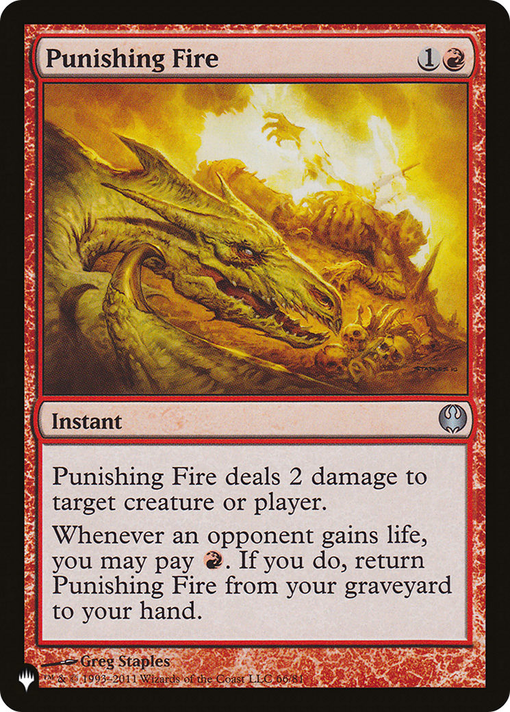 Punishing Fire [The List] | Jomio and Rueliete's Cards and Comics