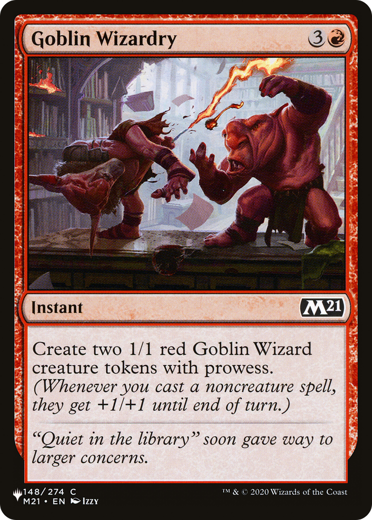 Goblin Wizardry [The List] | Jomio and Rueliete's Cards and Comics