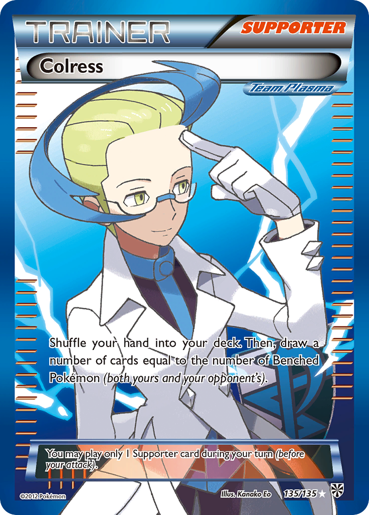 Colress (135/135) [Black & White: Plasma Storm] | Jomio and Rueliete's Cards and Comics
