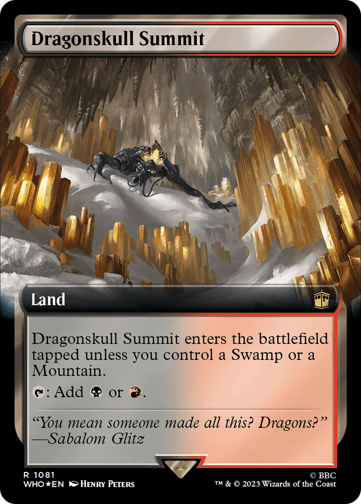 Dragonskull Summit (Extended Art) (Surge Foil) [Doctor Who] | Jomio and Rueliete's Cards and Comics