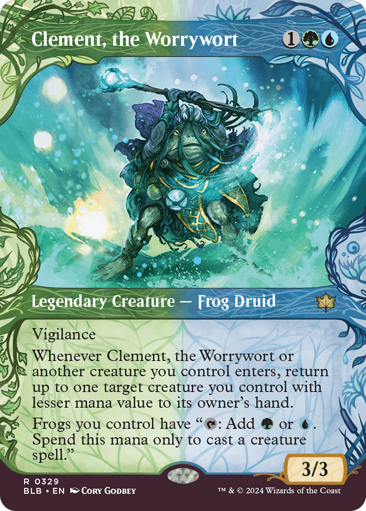 Clement, the Worrywort (Showcase) [Bloomburrow] | Jomio and Rueliete's Cards and Comics