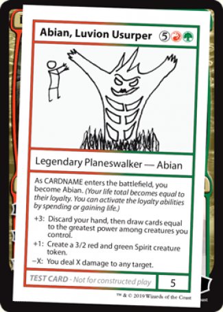 Abian, Luvion Usurper (2021 Edition) [Mystery Booster Playtest Cards] | Jomio and Rueliete's Cards and Comics