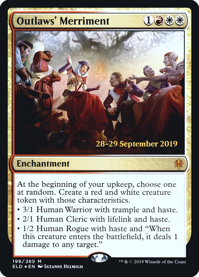 Outlaws' Merriment [Throne of Eldraine Prerelease Promos] | Jomio and Rueliete's Cards and Comics